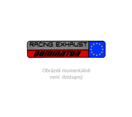 Laděný výfuk DOMINATOR SUZUKI GSXR 750 88-95 KULATÁ KONCOVKA KRÁTKÁ GP1