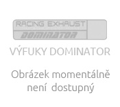 Laděný výfuk DOMINATOR DAELIM VJF Roadwin / Roadsport 125 KULATÁ KONCOVKA STANDART