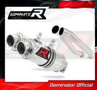 Laděný výfuk DOMINATOR Kawasaki Z1000 03-06 KULATÉ KONCOVKY KRÁTKÉ GP1