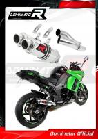 Laděný výfuk DOMINATOR Kawasaki Z1000 SX 10-19 KULATÉ KONCOVKY KRÁTKÉ GP1