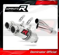 Laděný výfuk DOMINATOR Kawasaki Z1000 14-16 KULATÉ KONCOVKY KRÁTKÉ GP1