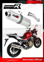 Laděný výfuk DOMINATOR HONDA CB 500F 16-19 oválná koncovka