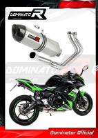 Laděný výfuk DOMINATOR Kawasaki NINJA 650 17-19 KOMPLET SYSTEM SVODY KONCOVKA HP1