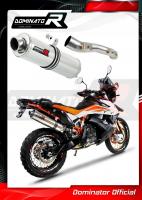 Laděný výfuk DOMINATOR KTM 790 ADVENTURE / R 19-20 KULATÁ KONCOVKA STANDART