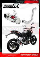 Laděný výfuk DOMINATOR KTM 200 DUKE 11-16 KULATÁ KONCOVK KRÁTKÁ GP1