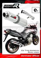 Homologovaný Laděný výfuk DOMINATOR HONDA CBF600 N/NA/S/SA PC43 2008-2013 KONCOVKA STANDART HOMOLOGACE