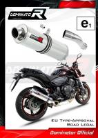 Homologovaný Laděný výfuk DOMINATOR HONDA CB600F PC41 2007-2013 KULATÁ KONCOVKA STANDART HOMOLOGACE