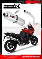 Laděný výfuk DOMINATOR TRIUMPH TIGERSPORT 1050 13-15 OVÁLNÁ KONCOVKA