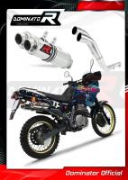 Laděný výfuk DOMINATOR Honda NX 650 DOMINATOR RD02 88-94 KULATÉ KONCOVKY STANDART