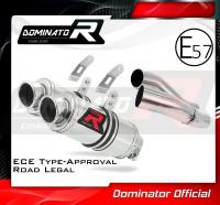 Homologovaný Laděný výfuk DOMINATOR KAWASAKI Z1000 2010-2013 KONCOVKY GP1 HOMOLOGACE