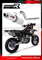 Laděný výfuk DOMINATOR SUZUKI DRZ DR-Z 400 S / SM 00-19  KULATÁ KONCOVKA STANDART