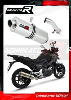 Laděný výfuk DOMINATOR Honda NC 700 750 S/X OVÁLNÁ KONCOVKA