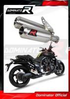 Laděný výfuk DOMINATOR YAMAHA VMAX 1700 09- KULATÉ KONCOVKY KRÁTKÉ GP