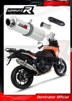 Laděný výfuk DOMINATOR KTM 1290 SUPER ADVENTURE KULATÁ KONCOVKA STANDART