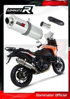 Laděný výfuk DOMINATOR KTM 1290 SUPER ADVENTURE OVÁLNÁ KONCOVKA