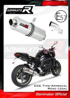 Homologovaný Laděný výfuk DOMINATOR YAMAHA FZ1 S/N 2006-2015 OVÁLNÁ KONCOVKA HOMOLOGACE