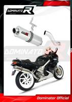 Laděný výfuk DOMINATOR Honda VFR 750 RC36 90-92 pod sedlo OVÁLNÁ KONCOVKA