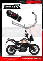 Laděný výfuk DOMINATOR KTM 390 ADVENTURE 20-21 KOMPLETNÍ SYSTÉM KONCOVKA HP1 černá