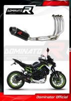 Laděný výfuk DOMINATOR KAWASAKI Z900 2020- KOMPLETNÍ SYSTÉM KONCOVKA HP3 ČERNÁ LOW LEVEL