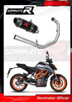 Laděný výfuk DOMINATOR KTM 390 DUKE 21- KOMPLETNÍ SYSTÉM KONCOVKA HP3 černá