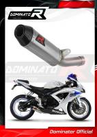 Laděný výfuk DOMINATOR SUZUKI GSXR 600 / 750 08-10 KONCOVKA HP3 LOW LEVEL POD STUPAČKU