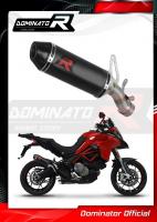 Laděný výfuk DOMINATOR DUCATI MULTISTRADA 950 / 950S 17-20 KONCOVKA HP3 ČERNÁ