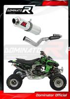 Laděný výfuk DOMINATOR Kawasaki KFX 450 2008-2014 KOMPLETNÍ SYSTÉM KONCOVKA STANDART