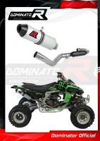 Laděný výfuk DOMINATOR Kawasaki KFX 450 2008-2014 KOMPLETNÍ SYSTÉM KONCOVKA MX2