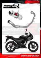 Laděný výfuk DOMINATOR HONDA CBF 125  09-14 KOMPLETNÍ SYSTÉM SVOD + KONCOVKA GP1