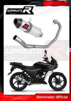 Laděný výfuk DOMINATOR HONDA CBF 125 09-14 KOMPLETNÍ SYSTÉM SVOD + KONCOVKA HP3