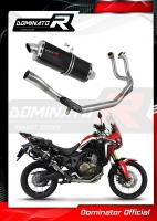 LADĚNÝ VÝFUK DOMINATOR HONDA CRF 1000 L AFRICATWIN 15-17 FULL SYSTEM koncovka P7 ČERNÁ