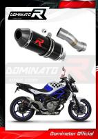 Laděný výfuk DOMINATOR SUZUKI 650 GLADIUS KONCOVKA HP3 ČERNÁ