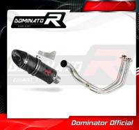 LADĚNÝ VÝFUK DOMINATOR YAMAHA MT07 TRACER 7 / GT 20-22 svody koncovka HP8 ČERNÁ