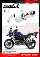 Homologovaný Laděný výfuk DOMINATOR BMW R1200GS 2004-2009 R12 KULATÁ KONCOVKA STANDART HOMOLOGACE