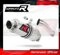 Laděný výfuk DOMINATOR Honda VTR 250 09-17 KULATÁ KONCOVKA KRÁTKÁ GP1