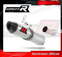 Laděný výfuk DOMINATOR Kawasaki ER6 12-16 OVÁLNÁ KONCOVKA HP2