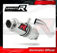 Laděný výfuk DOMINATOR Honda VFR 750 93-97 pod sedlo KULATÁ KONCOVKA KRÁTKÁ GP1