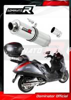 Laděný výfuk DOMINATOR APRILIA ATLANTIC 500 SPRINT KULATÁ KONCOVKA STANDART