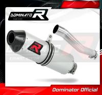 Laděný výfuk DOMINATOR Kawasaki KLX 650 OVÁLNÁ KONCOVKA MX2