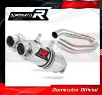 Laděný výfuk DOMINATOR Honda CBR1000F 88-00 KULATÉ KONCOVKY KRÁTKÉ GP1