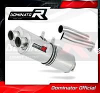 Laděný výfuk DOMINATOR APRILIA RSV 1000 04-09 OVÁLNÉ KONCOVKY