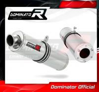 Laděný výfuk DOMINATOR Kawasaki ZX6R 98-02 KULATÁ KONCOVKA STANDART