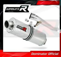 Laděný výfuk DOMINATOR SUZUKI GSXF 600 / 750 98-06 OVÁLNÁ KONCOVKA