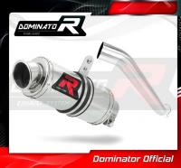 Laděný výfuk DOMINATOR Kawasaki ZX6R 636 03-04 KULATÁ KONCOVKA KRÁTKÁ GP1