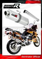 Laděný výfuk DOMINATOR HONDA XRV 750 AFRICATWIN RD07A 96-03  oválná koncovka