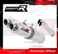 Laděný výfuk DOMINATOR Kawasaki GPZ500 87-03 KULATÉ KONCOVKY STANDART