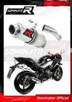 Laděný výfuk DOMINATOR Honda CBR600F PC41 11-15 KULATÁ KONCOVKA KRÁTKÁ GP1