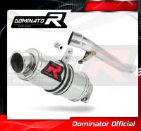 Laděný výfuk DOMINATOR SUZUKI GSXF 600 / 750 98-06 KULATÁ KONCOVKA KRÁTKÁ GP1