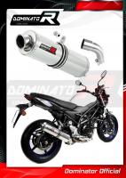 Laděný výfuk DOMINATOR SUZUKI SV 650 16-22 KULATÁ KONCOVKA STANDART