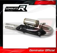 Laděný výfuk DOMINATOR Kawasaki KXF450 12-18 KOLENO S POWER BOMB